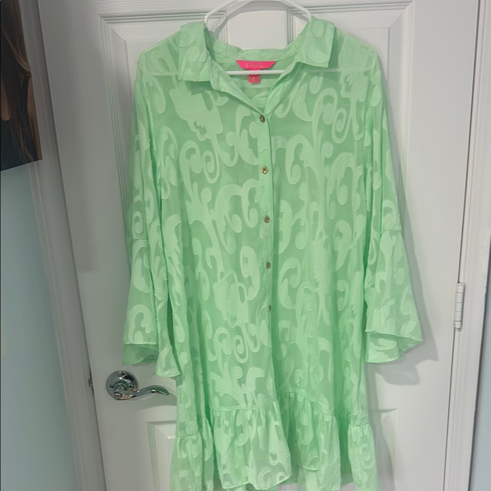 Linley cover up pistachio green